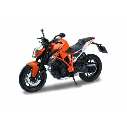 Игрушка Модель коллекционная Мотоцикл WELLY 1:18 KTM 1290 SUPER DUKE R, оранжевый welly 1 18 triumph 2002 bonneville литой автомобиль коллекционная модель мотоцикла игрушки