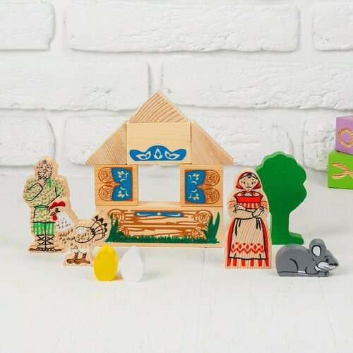 Конструктор «Сказки. Курочка Ряба», 17 элементов (комплект из 3 шт)