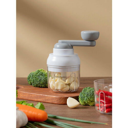 IBRICO Ручной измельчитель ручной вращающийся кухонный блендер для чеснока и имбиря 662₽