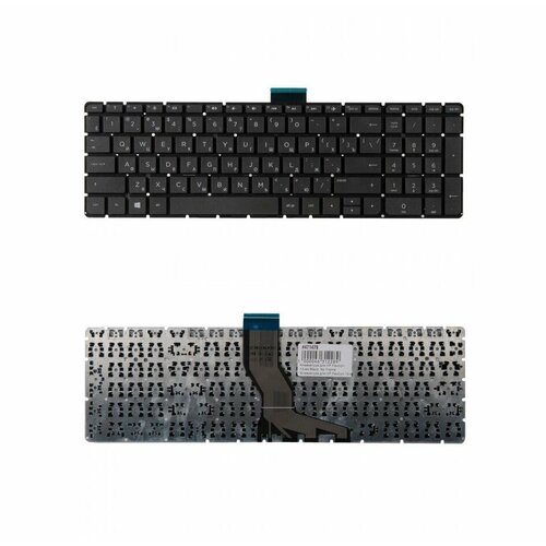 Keyboard / Клавиатура для ноутбука HP Pavilion 15-ab, 15-ab000ur, 15-ab147ur, 15-ab500ur, 15-au, черная без рамки, гор. Enter ZeepDeep