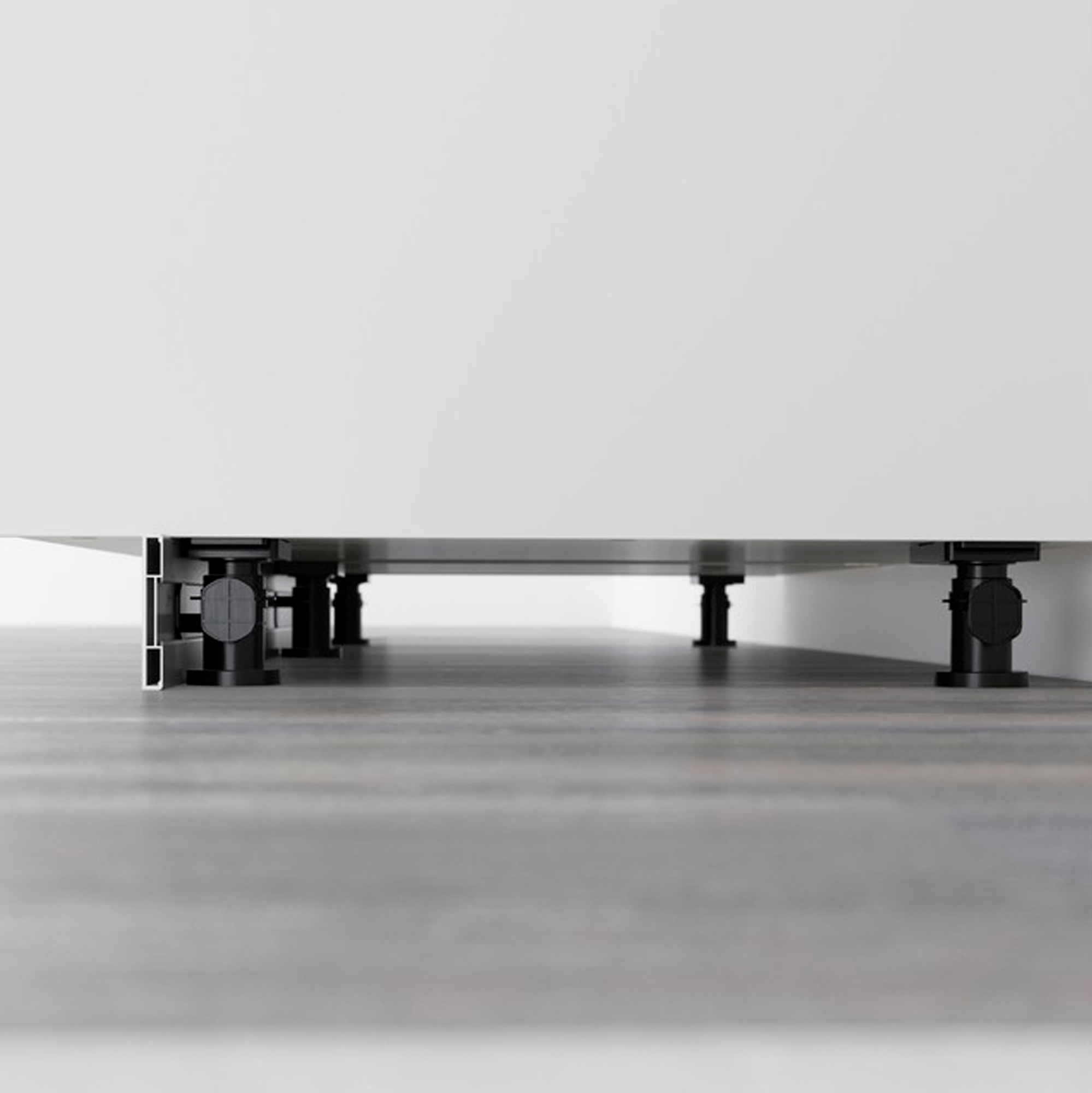 Ножка для напольных шкафов IKEA METOD метод 4шт,высота 8 см., черный - фотография № 2