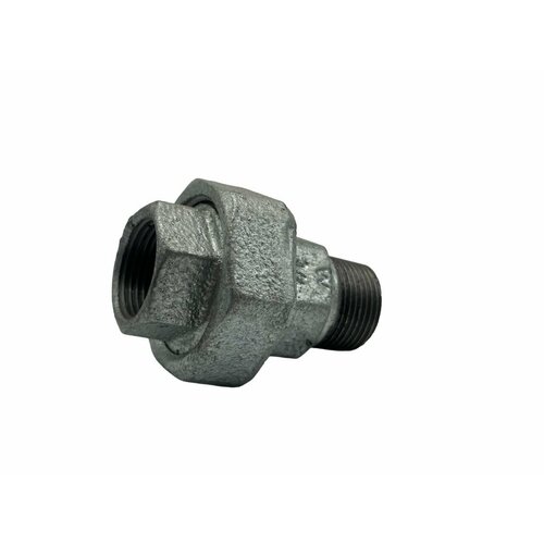 Разъемное соединение торцевое, оцинкованное, чугунное, ATUSA арт. 331, ВР/НР, 1