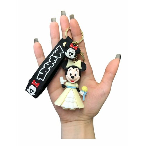 Брелок кукла минни маус 25 см minnie mouse замечательный красный