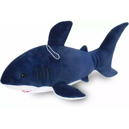 мягкая игрушка акула акулина серая 50 см 058d 532d тм коробейники Мягкая игрушка Акула Акулина синяя 50 см 058D-531D ТМ Коробейники