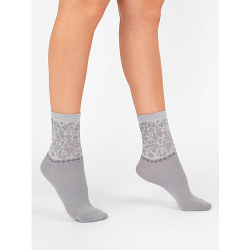 фото Носки красная ветка, размер 23-25, серый