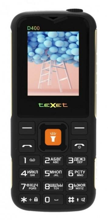 Мобильный телефон teXet TM-D400 Чёрный