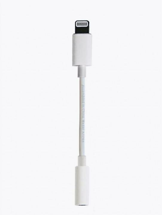 Адаптер Apple Lightning - mini jack 3.5 A1749 Белый