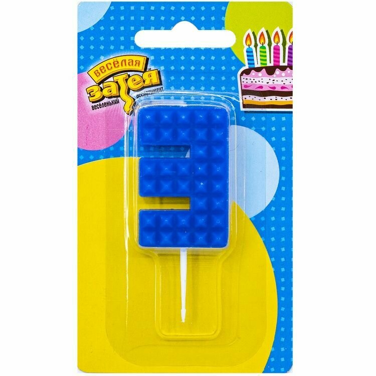 Свеча -цифра "3" Конструктор 4,5см — фото 1