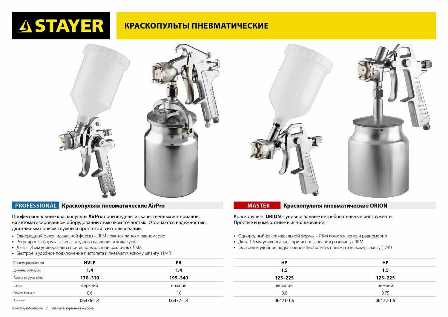 Пневматический краскопульт STAYER - фото №7