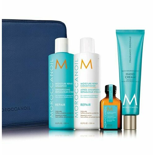 Moroccanoil Праздничный набор 2023 Восстановление moroccanoil шампунь moisture repair 70 мл