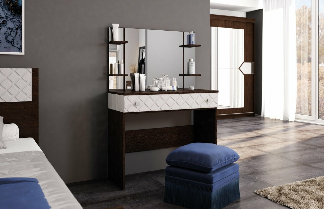 фото Трюмо "Николь" - Венге-Лиственница светлая