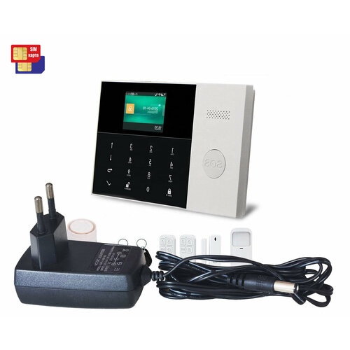 GSM/Wi-Fi сигнализация беспроводная Страж Мод: Шериф GSM (S16779VIP) - GSM сигнализация в гараж и в магазин. До 5 телефонных номеров. беспроводная сигнализация tuya с wi fi gsm датчиком дыма и ip камерой 433 мгц