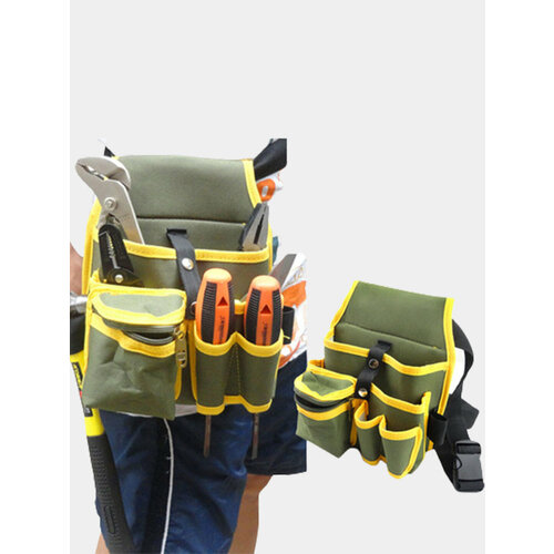 Сумка поясная строительная для инструментов Цвет Зеленый 1599₽