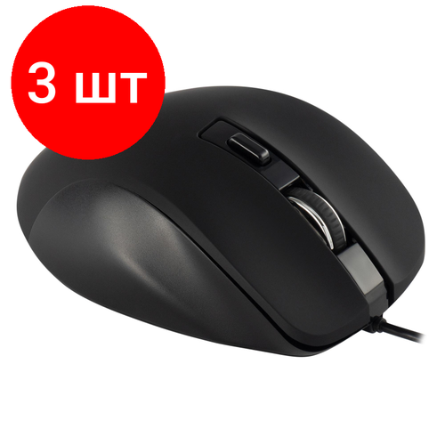 Комплект 3 штук Мышь компьютерная Acer OMW120 black 2000dpi USBZL MCEEE00H 389800₽