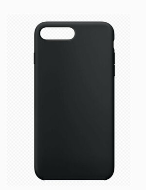 Чехол-накладка для iPhone 7/8 Plus VEGLAS SILICONE CASE NL закрытый черный (18)