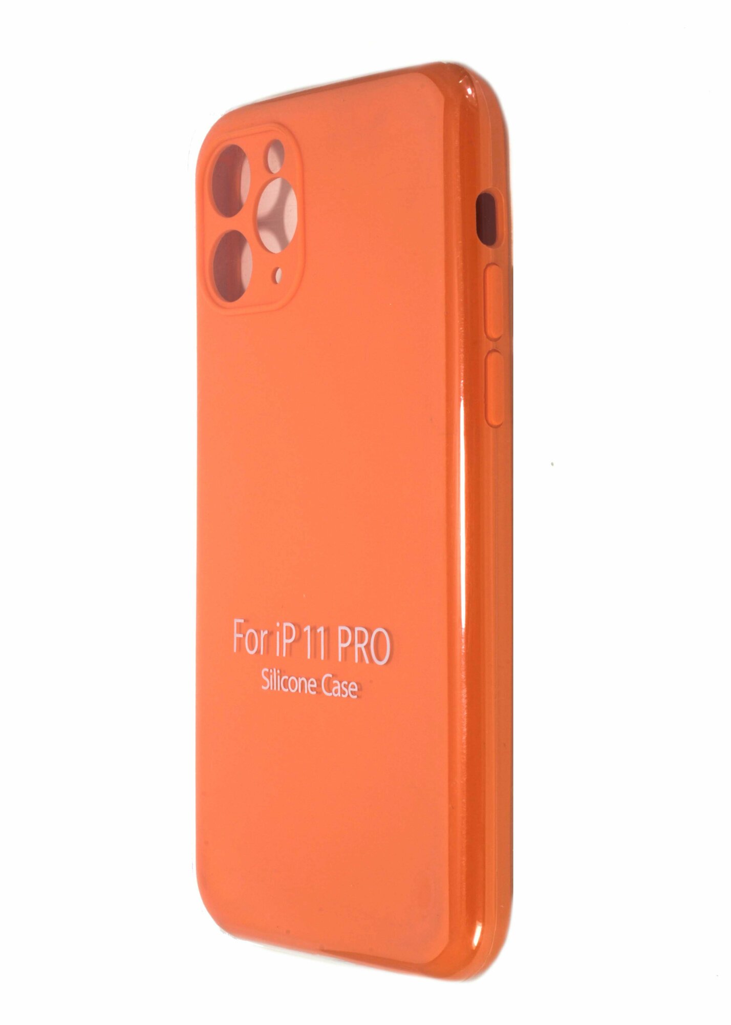 Чехол-накладка для iPhone 11 Pro VEGLAS SILICONE CASE NL Защита камеры абрикосовый (66)