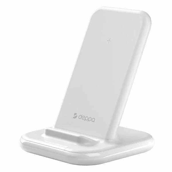 Беспроводная зарядная станция Deppa Charging Stand 15 Вт White (24020)