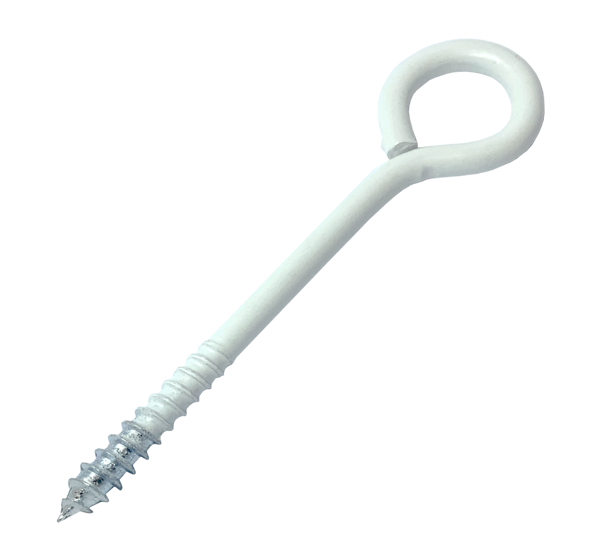 фото Шуруп-кольцо 3x10 мм, сталь оцинкованная белый