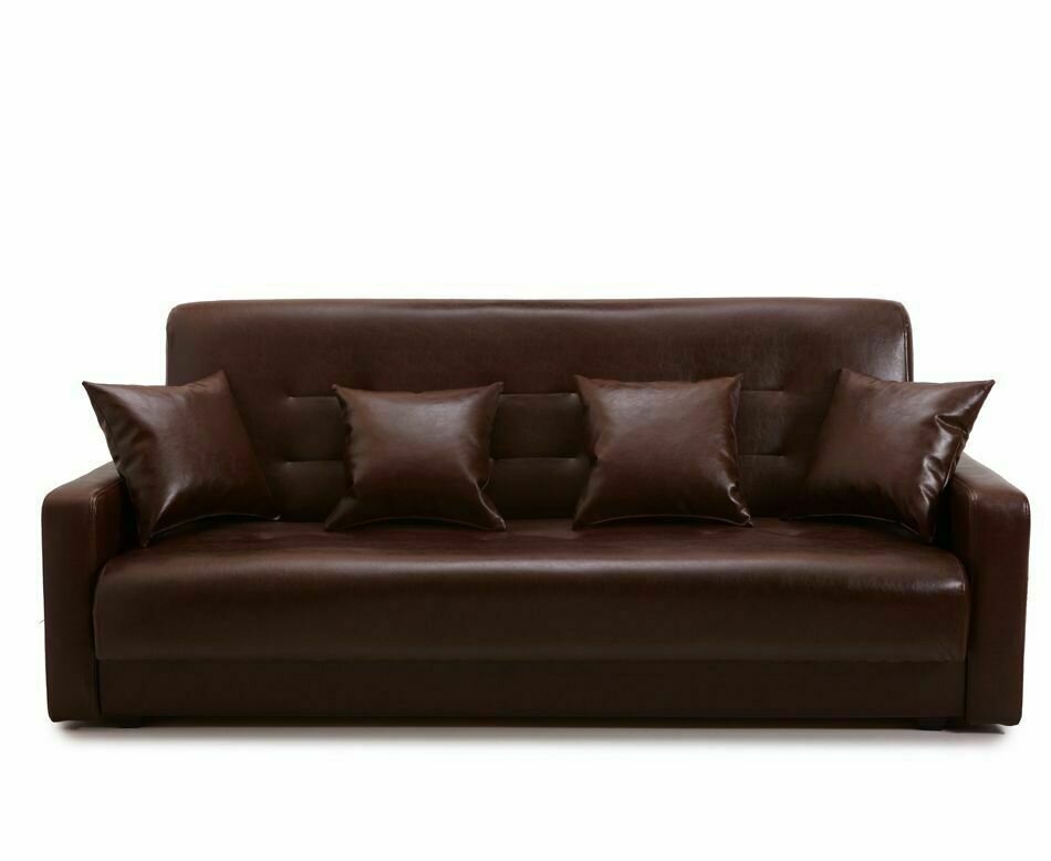 фото Диван Fotodivan Аккорд Коричневый со спальным местом 140