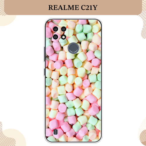 Силиконовый чехол Marshmallows на Realme C21Y/C25Y / Реалми C21Y/C25Y силиконовый чехол на realme c21y c25y реалми c21y c25y изумрудная змея