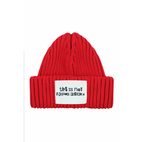 фото Шапка , размер 56/57, красный киш