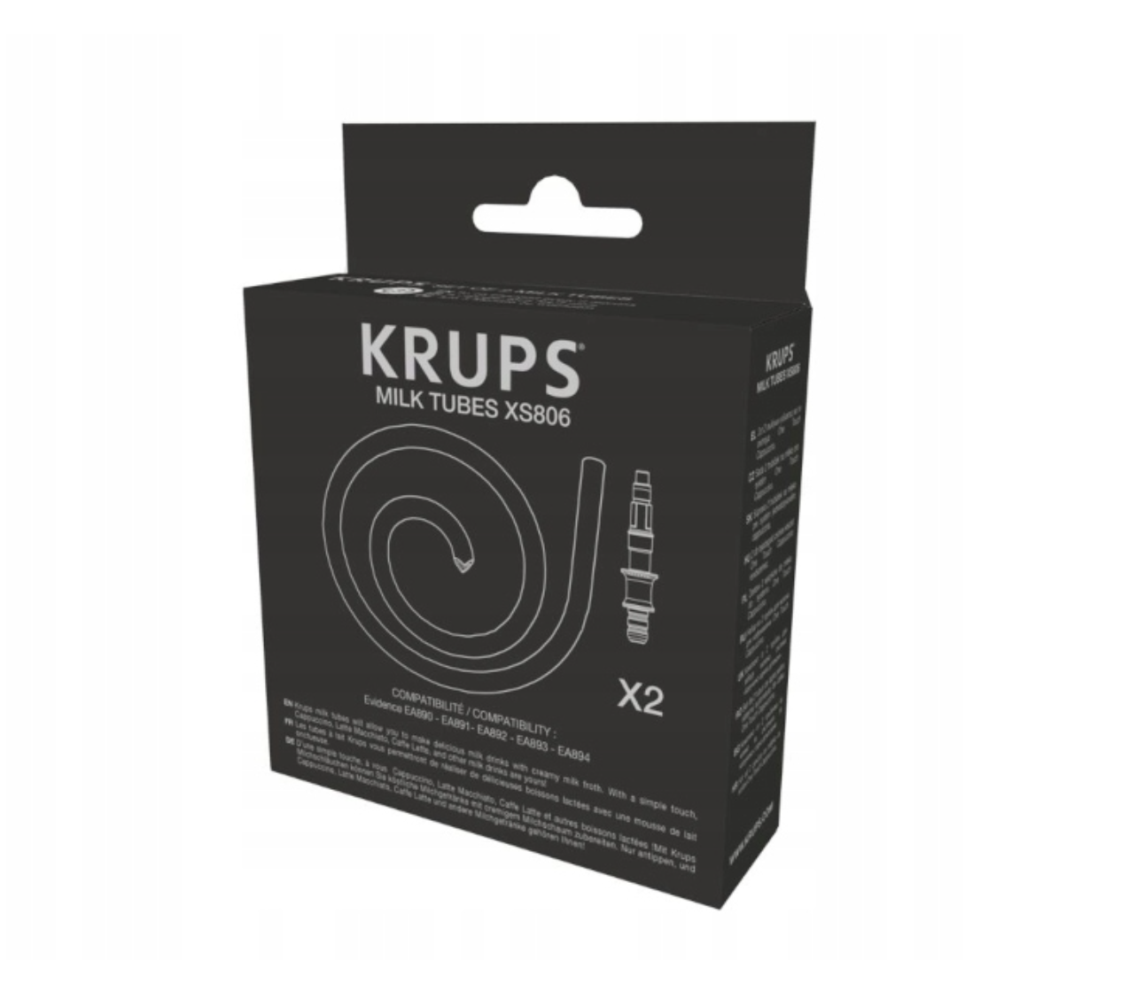 Krups Набор из 2 трубок для молока для кофемашины Krups XS806000 2 шт
