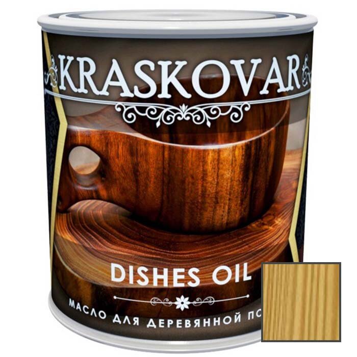 Масло Kraskovar Dishes Oil для деревянной посуды и разделочных досок Бесцветный (1900001364) 0,75 л