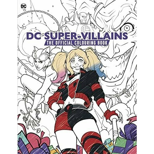 Books, Titan "Dc: super-villains: the official colouring book"