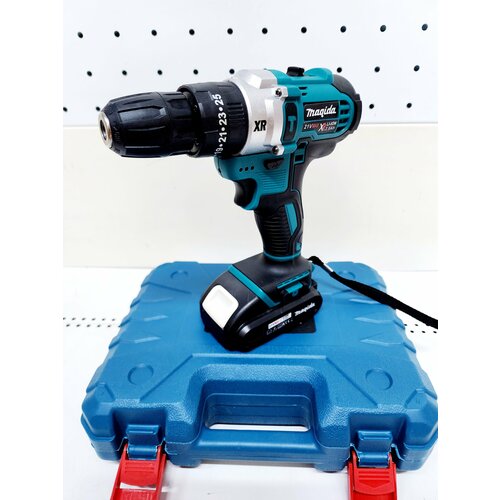 Аккумуляторный шуруповерт ударный Magida 21В кейс набор оснастки 439000₽