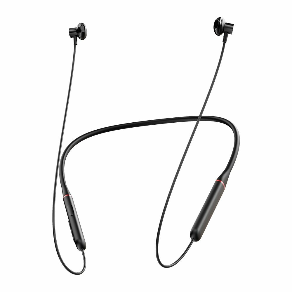 Беспроводные наушники с шейным шнурком Rock Y6 Wireless Sports Earphones черные