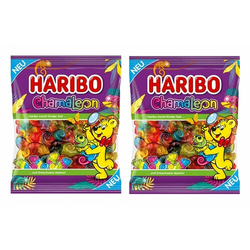 Мармелад жевательный Haribo Сhamaleon / Харибо Хамелеон, 2 шт по 175 гр. (Германия)