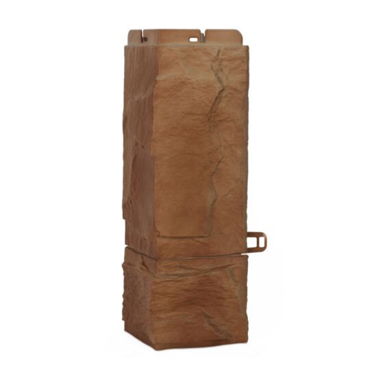 фото Сайдинг угол цоколя гранит Карпатский