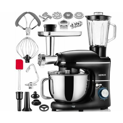 Планетарный кухонный комбайн KERCH Rotary с мясорубкой 2200 Вт черный 3280100₽