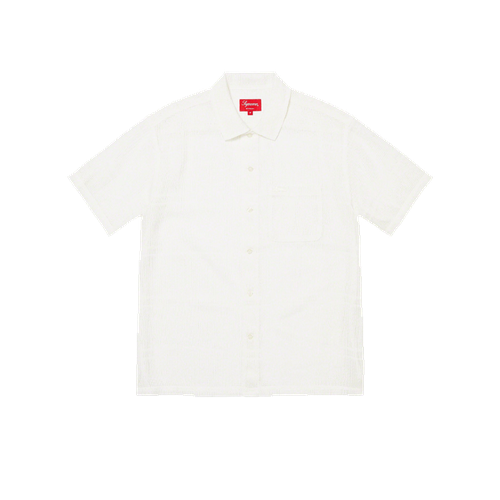 Футболка Supreme Stripe S/S Shirt, размер M, белый