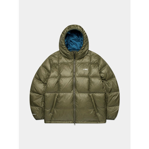 Пуховик LMC Hooded Puffer Duck Down, размер L, хаки