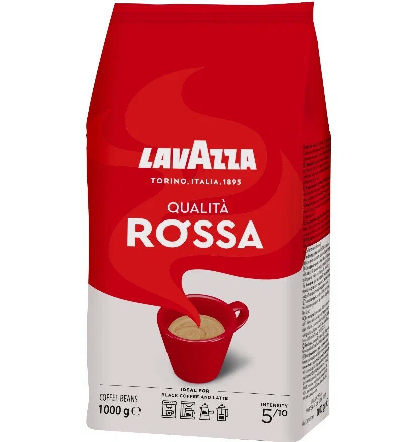 Кофе в зернах Lavazza Qualità Rossa, 1 кг