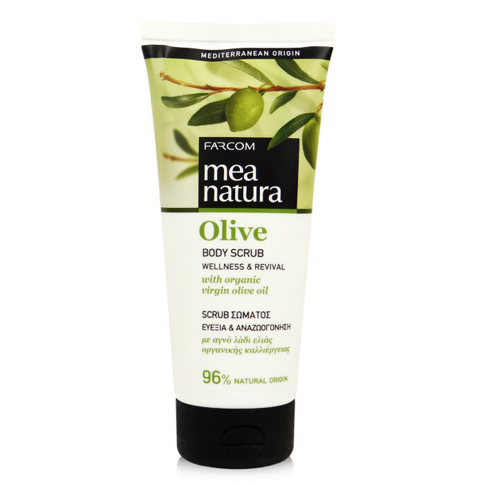 Farcom Mea Natura OLIVE Скраб оливковый Wellness & Revival для тела, 200мл