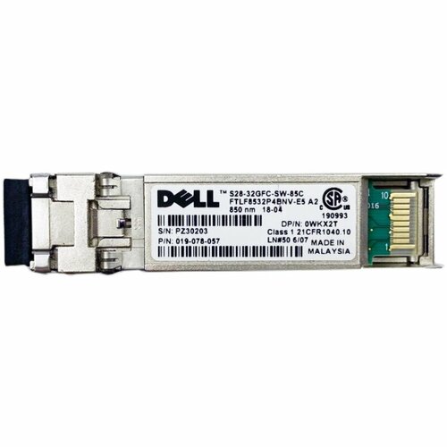 Трансивер Dell S28-32GFC-SW-85C SFP28 MMF 0WKX2T FTLF8532P4BNV-E5 019-078-057