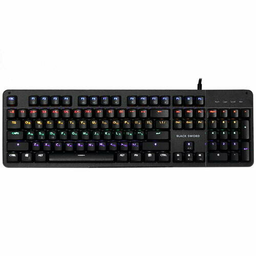 Клавиатура DEXP BlackSwordRainbow 485100₽