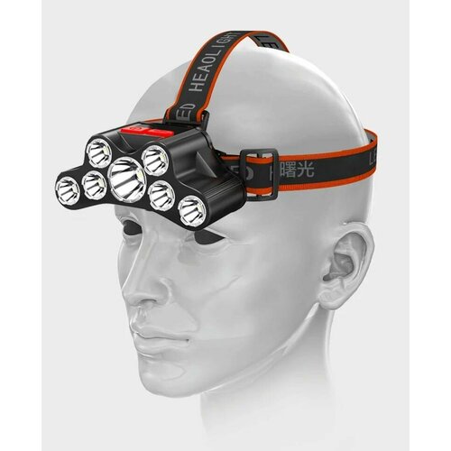 Фонарь налобный/ светодиодный фонарик