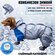 Комбинезон зимний/демисезон "ZOO" со съемным капюшоном для такс, ...