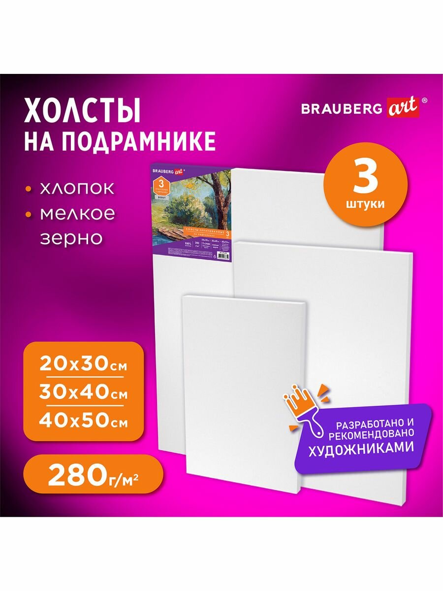 Набор холстов для рисования Brauberg - фото №16