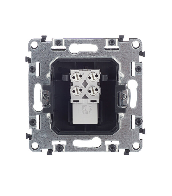 Розетка телефонная RJ11 Legrand Valena Life 753538, слоновая кость - фото №4