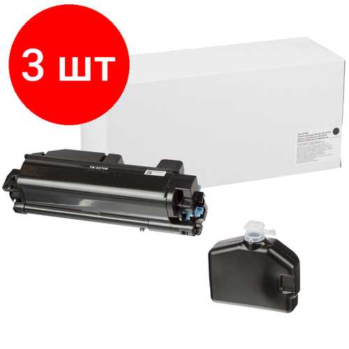 Комплект 3 штук, Тонер-картридж Retech TK-5270K чер. для Kyocera P6230/6630