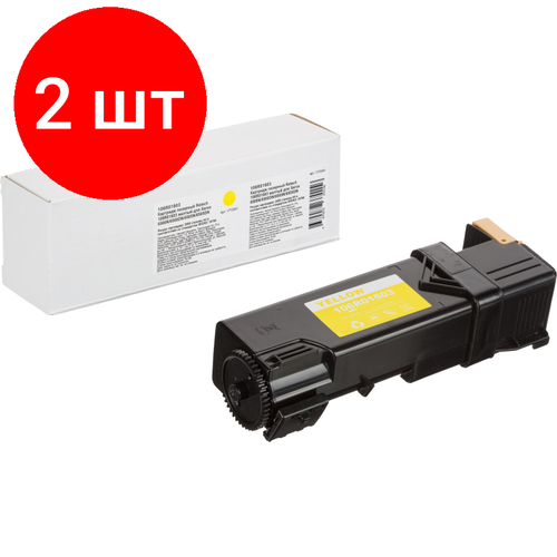 Комплект 2 штук, Картридж лазерный Retech 106R01603 жел. для Xerox 6500N/6500DN/6505N/6505DN картридж лазерный promega print 106r01603 жел пов емк для xerox wc6505 1 шт