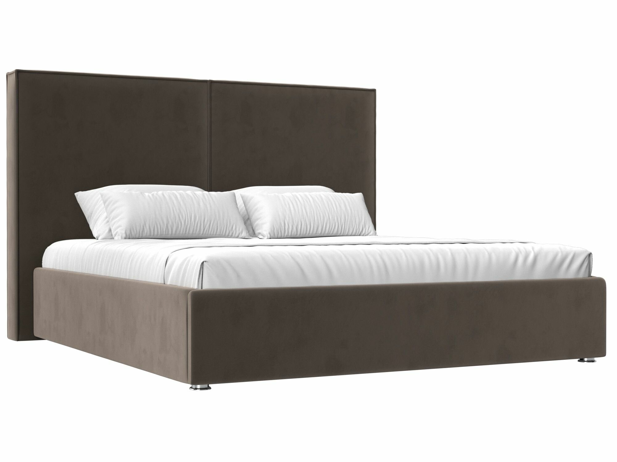 Интерьерная кровать Аура 200, Велюр, Модель 120554