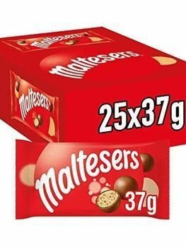 Шоколадное драже Maltesers (Мальтизерс), 25 шт. Великобритания