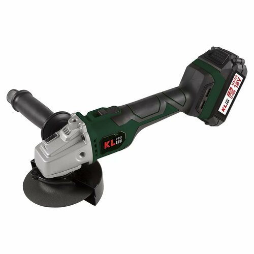 Профессиональная бесщеточная ушм болгарка аккумуляторная KLPRO KLAT18BS-20 с регулеровкой оборотов 18В Li-ion-2шт 20Ач 115мм М14 500-10000 обмин ЗУ в кейсе 2448000₽