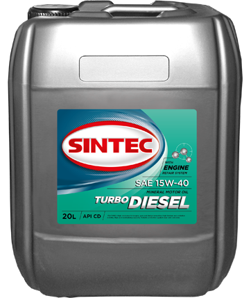 SINTEC Turbo Diesel 15W40 API CD (20л)