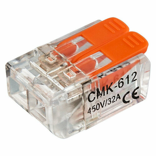 Клемма соединительная navigator 2х25кв мм 5шт прозрачный 599₽